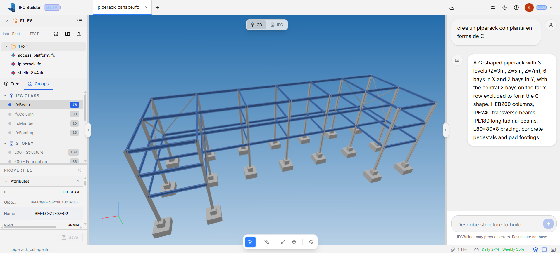 Piperack 3D model